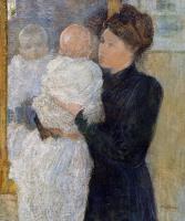 John Henry Twachtman - Mother and Child